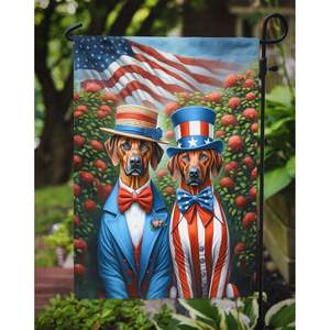 All American Rhodesian Ridgeback Multicolor Garden Flag Mailbox Bannière décorative de cour pour patio Artwork Flower Beds Yard Size - Product Image 3