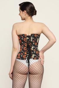 เสื้อครอเซ็ทวินเทจสำหรับผู้หญิง เซ็กซี่ กระชับสัดส่วน ระบายอากาศได้ดี ดีไซน์ทันสมัย ผ้าปักลาย สำหรับสาวพลัสไซส์ - Product Image 5