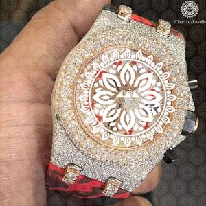 Reloj de Lujo para Hombre Charm, con Bisel de Diamantes de Acero Inoxidable, Movimiento Mecánico Analógico, Caja Cuadrada de 40 mm, Resistente al Agua 10 Bar - Product Image 2