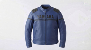 MotoCP Ramaha <b>Racing</b> <b>Jacket</b>/Chaqueta Stylish Leather Riding Gear Protection Level 2 CE Certified - Product Image 1