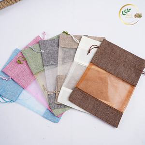 ถุงใส่เครื่องประดับขนาดเล็กที่เป็นมิตรกับสิ่งแวดล้อม ทำจากผ้าปอกระเจา สำหรับบรรจุภัณฑ์ค้าปลีกที่ยั่งยืน - Product Image 2