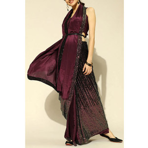 Robe de soirée élégante pour femme, à manches longues, moulante, tenue de soirée formelle, robe de fête élégante - Product Image 1