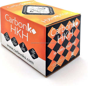 Best Quality Indobriqa Finger Coconut Shell Charcoal Brick Shape Long <b>Burning</b> Hookah Shisha ISO Certified OEM Factory Supply - Product Image 5