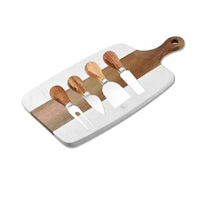 Magnifique planche à découper en bois massif en forme de pomme, plateau de service décoratif, parfait pour la décoration du comptoir de cuisine - Product Image 2