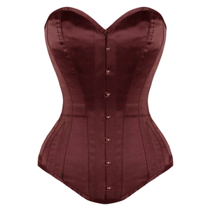 Corset Overbust Noir Sexy à Lacets pour Femme – Gaine Amincissante et Bustier Sculptant - Product Image 4