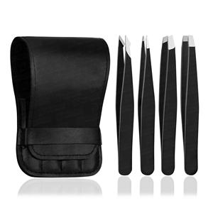 Manufacturer Pink Slant and Point Tip <b>Eyebrow</b> Tweezer in Bulk for <b>Women</b> & Men Premium Anti Static Pure Steel Material - Product Image 5