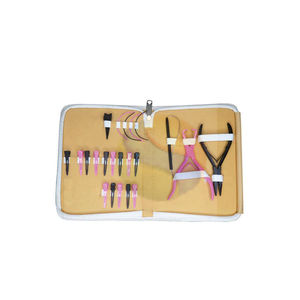 Kit d'outils de pose d'extensions capillaires personnalisables de qualité supérieure – Pinces, aiguilles à boucle et clips en matériau composite pour usage domestique - Product Image 6