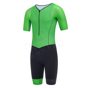 Maillot de cyclisme personnalisé pour homme, manches courtes, séchage rapide, coupe-vent, ensemble respirant en Spandex/Polyester - Product Image 2