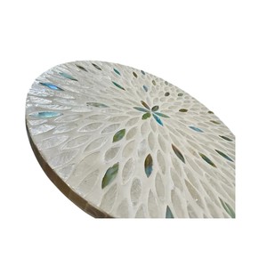 ถาดหมุนฝังเปลือกหอยกาบปะการัง - Product Image 4