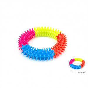ของเล่นสัตว์เลี้ยงรูปวงแหวนสี่สีแบบมีหนาม ยี่ห้อ Yommy ขนาด 12 ซม. - Product Image 2