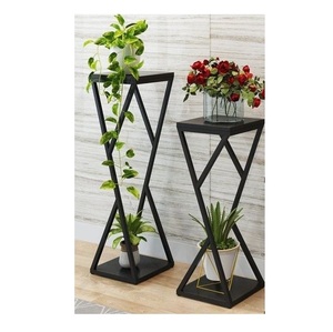 Classic Decorative <b>Plant</b> Pot Stand with Strong Metal <b>Frame</b> for Indoor Outdoor Garden Balcony Living Room Display Use - Product Image 3