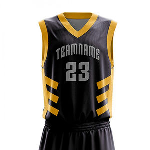 Diseño de Logotipo Personalizado con Nombre de Equipo, Jersey de Baloncesto Sublimado Transpirable y Antibacterial - Product Image 4