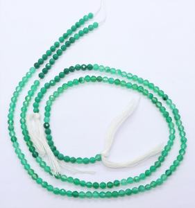 AAA Natural Green Onyx Faceted Round <b>Ball</b> Beads 3 MM Natural Green Onyx Gemstone Beads 12.5 Inch Faceted Green Onyx Round Beads - Product Image 2