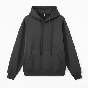 Sudadera con Capucha Personalizada al por Mayor, Unisex, de Felpa Gruesa, 400 GSM, Mezcla de Poliéster y Algodón, Lisa, para Invierno - Product Image 3