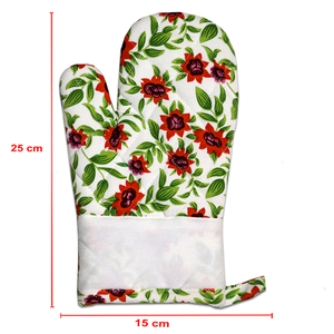 Floral Print Oven mitts with printed style Good Quality Beautiful Latest Design Oven Mitt For Oven Use at Lowest Price. - Product Image 5