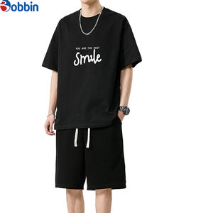 BOBBIN INDUSTRIES Conjunto de Camiseta y Pantalones Deportivos Unisex de Felpa, Estilo Urbano, para Verano - Product Image 2