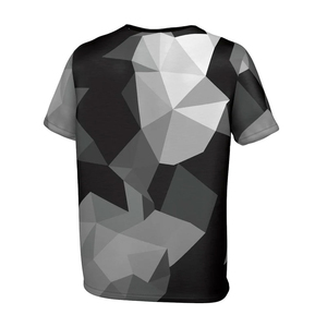 T-shirt pour homme tendance, imprimé en 3D par sublimation, avec motifs créatifs sur toute la surface, coupe ample, 100% polyester - Product Image 4