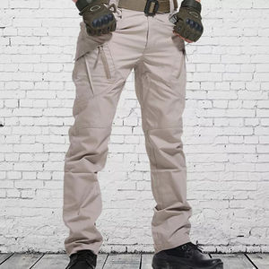 Pantalon cargo tactique décontracté avec design Ripstop, taille mi-haute, braguette zippée, tissu Oxford pour opérations sur le terrain et équipement – Pantalon tactique - Product Image 1