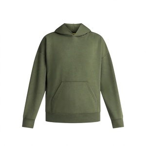 เสื้อฮู้ดโอเวอร์ไซส์สีพื้นสำหรับผู้หญิง ทรงปกติ สวมใส่สบายๆ ในฤดูใบไม้ร่วง มีกระเป๋าหน้า จาก BD - Product Image 2