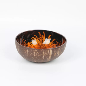 Handcrafted lacquer coconut shell bowls for serving and decor favored by OEM buyers crafted with natural materials from Vietnam - Product Image 1