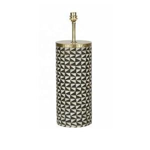 Bases de lámpara de aluminio con mosaico con incrustaciones de hueso, lámpara superior y accesorio eléctrico para la decoración del hogar de la sala de estar - Product Image 4