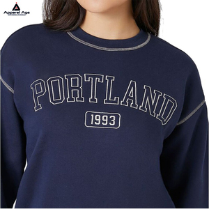 Sudadera Unisex Premium con Logotipo Personalizado, Cuello Redondo, Ligera, para Primavera y Otoño, Venta al Por Mayor, Ropa Urbana - Product Image 3