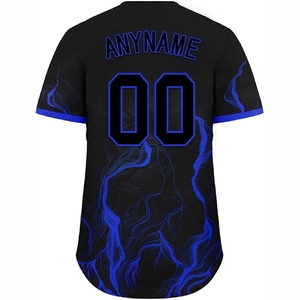 Maillots de baseball de sublimation de haute qualité, vêtements de sport respirants pour l'entraînement au baseball - Product Image 2