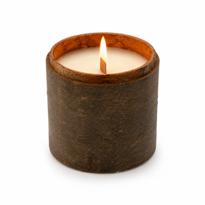 Handmade Eco Soy Wax Cinnamon Bark Scented <b>Candle</b> Wooden Holder Wholesale Vietnam Natural Luxury - Product Image 3