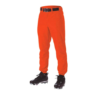 Ensemble uniforme de baseball pour homme noir et orange avec numéro 15 sublimé, manches courtes, boutons sur le devant, vêtement en polyester à séchage rapide - Product Image 3