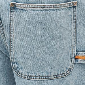 Shorts en jean bleu clair pour homme, coupe décontractée, style streetwear, avec logo personnalisé, pour l'été – Fournisseur professionnel - Product Image 6