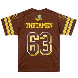 T-shirt de football Iota Phi Theta 63 Marron Or, Tenue Athlétique de Fraternité Grecque, Qualité Premium pour le Jour du Match - Product Image 4
