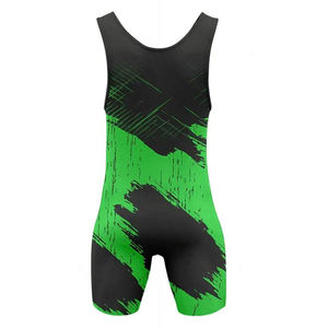 Uniformes de Lucha Libre Profesional Sublimados al por Mayor, Singlets Pro, Singlet de Lucha Libre para Hombre, OEM, ODM - Product Image 3
