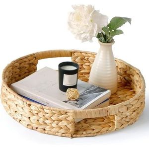 Handmade Rattan <b>Tray</b> For Kitchen Counter Organization And Elegant Dining <b>Table</b> Serving Display - Product Image 4
