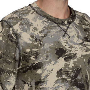 Customized Logo Embroidery Camouflage Sublimation Printing Quick Dry Polyester Long Sleeve <b>Shirt</b> for Men Solid Pattern - Product Image 3