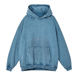Sudadera con Capucha Retro para Mujer, Lavada, de Mezcla de Algodón Suave, con Silueta Relajada para Comodidad Diaria - Product Image 4