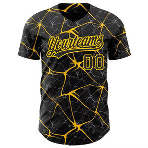 Popular Design Baseball Jersey Short Sleeve 100% Polyester Breathable <b>Light</b> Weight Custom Logo Unisex Adult - Product Image 2