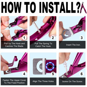 Coupe-ongles professionnels en acier inoxydable pour faux ongles en acrylique, soins personnels, coupe-ongles durable pour manucure/pédicure, mâchoire large - Product Image 6