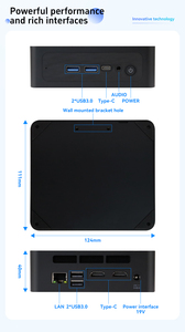 Mini PC de escritorio con WiFi integrado, compatible con Windows 11, Linux, juego de oficina en casa, puerto de red dual, Mini PC <span class=keywords><strong>Intel</strong></span> 12. - Product Image 5