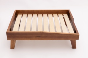 Outdoor-Ready Acacia <b>Wood</b> Dog <b>Bed</b> | Waterproof | OEM Vietnam Factory - Product Image 4