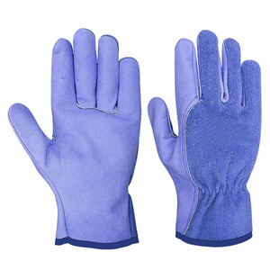 Top Ranked Cowhide Grain & Split Leather <b>Driver</b> <b>Gloves</b> Personal Protective Abrasion Resistant Household Gardening <b>Gloves</b> - Product Image 2