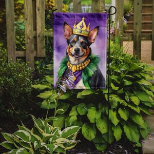 Ganado australiano perro rey Mardi Gras Multicolor jardín bandera decorativa buzón Patio Banner para patio césped ilustraciones para flor - Product Image 2
