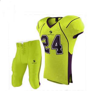 Servicio OEM, Último Estilo, Uniformes de Fútbol Americano para Adultos, Conjuntos de Manga Corta, 100% Poliéster, Uniformes de Fútbol Personalizables - Product Image 1