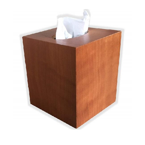 Elegant Classic Handmade <b>Tissue</b> <b>Box</b> in MDF and Acacia Wood Bone Inlay Wooden Holder for Tabletop Gift or Home Interiors - Product Image 1