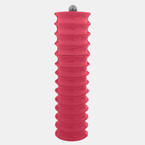 Un moulin à poivre en laque au design moderne et fonctionnalités classiques, broyeur géométrique noir brillant pour une gastronomie raffinée - Product Image 1