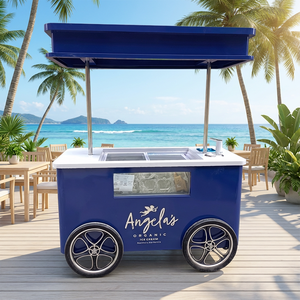 Carrito de Helados Comercial al Por Mayor con Precios Competitivos, Carrito de Comida para Helados - Product Image 1