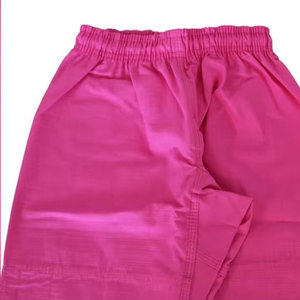Uniforme de Karate Rosa para Niñas, 100% Algodón, Resistente, Ropa de Artes Marciales, Corte Regular, Talla Infantil - Product Image 3