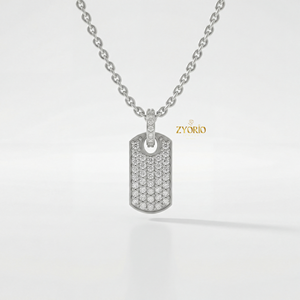 Collar con Colgante de Cadena de Eslabones Chapado en Oro de Plata de Ley con Diamantes Símbolo de la Eternidad para Mujer, Regalo de Lujo para Compromiso, Boda o Novia - Product Image 4