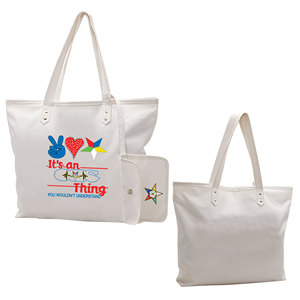 กระเป๋าโท้ทสีขาว เป็นสิ่งที่ OES ทำได้ แต่คุณคงไม่เข้าใจ |   กระเป๋าโท้ทกันน้ำสีขาวอีสเทิร์นสตาร์แบบสั่งทำพิเศษ - Product Image 1