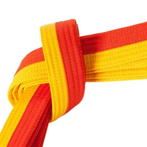 Cinturones de Artes Marciales Brasileños Populares en Oferta, Cinturón de Artes Marciales Personalizado con Franjas de Colores para Jiu Jitsu, Taekwondo, Karate, Judo - Product Image 5