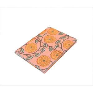 Beautiful Floral Print Cover With Handmade Paper Diary & <b>memo</b>-<b>pad</b> set for writing Journal for School, Travelling & Gifting Diary - Product Image 4